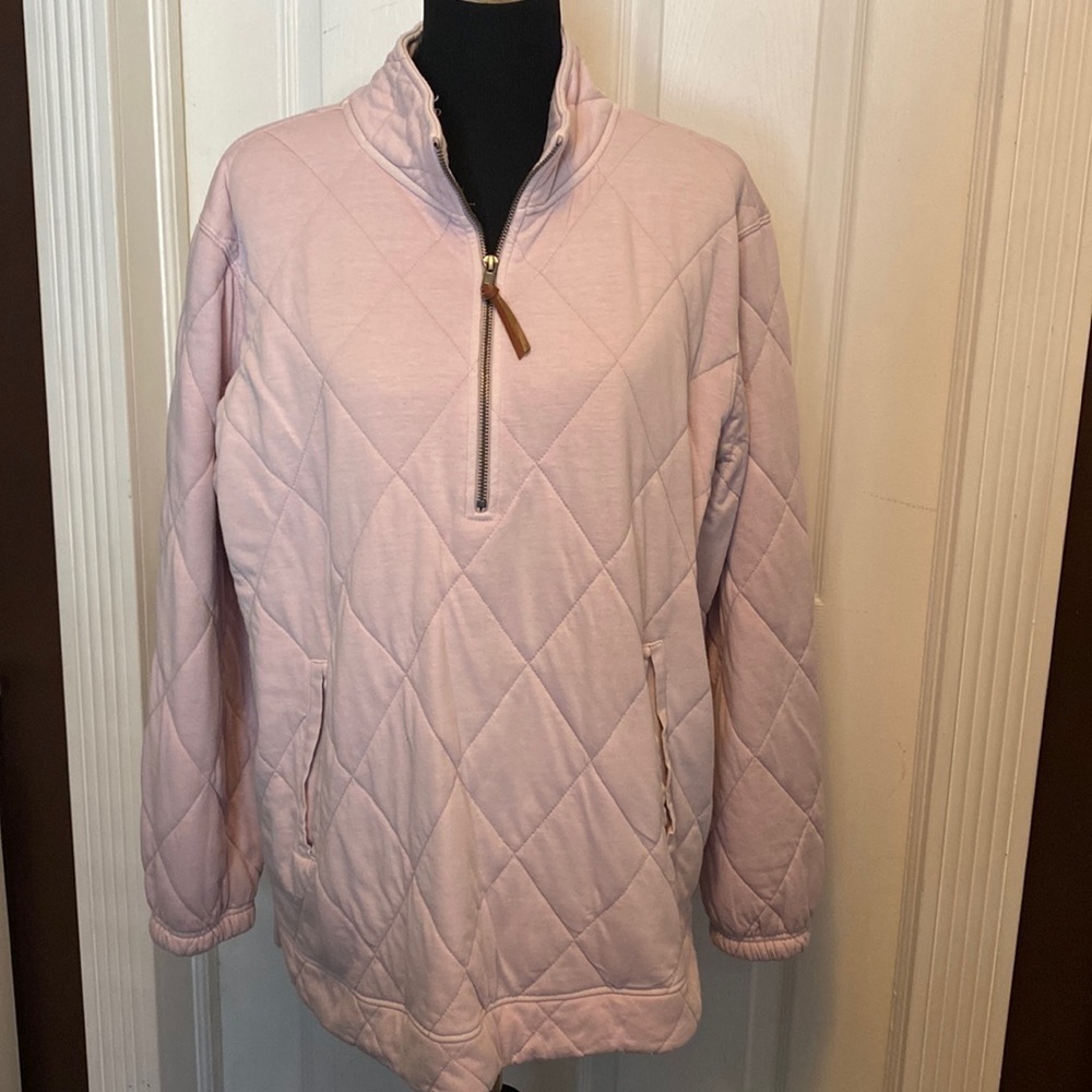 Maurices Women’s Pullover Quilted Jacket Soft Pink sz XL NWOT